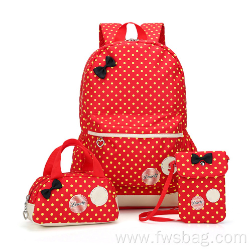 Durable Polyester Backpack Elementary School Bags